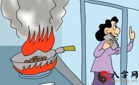 Dream of burning rice on fire